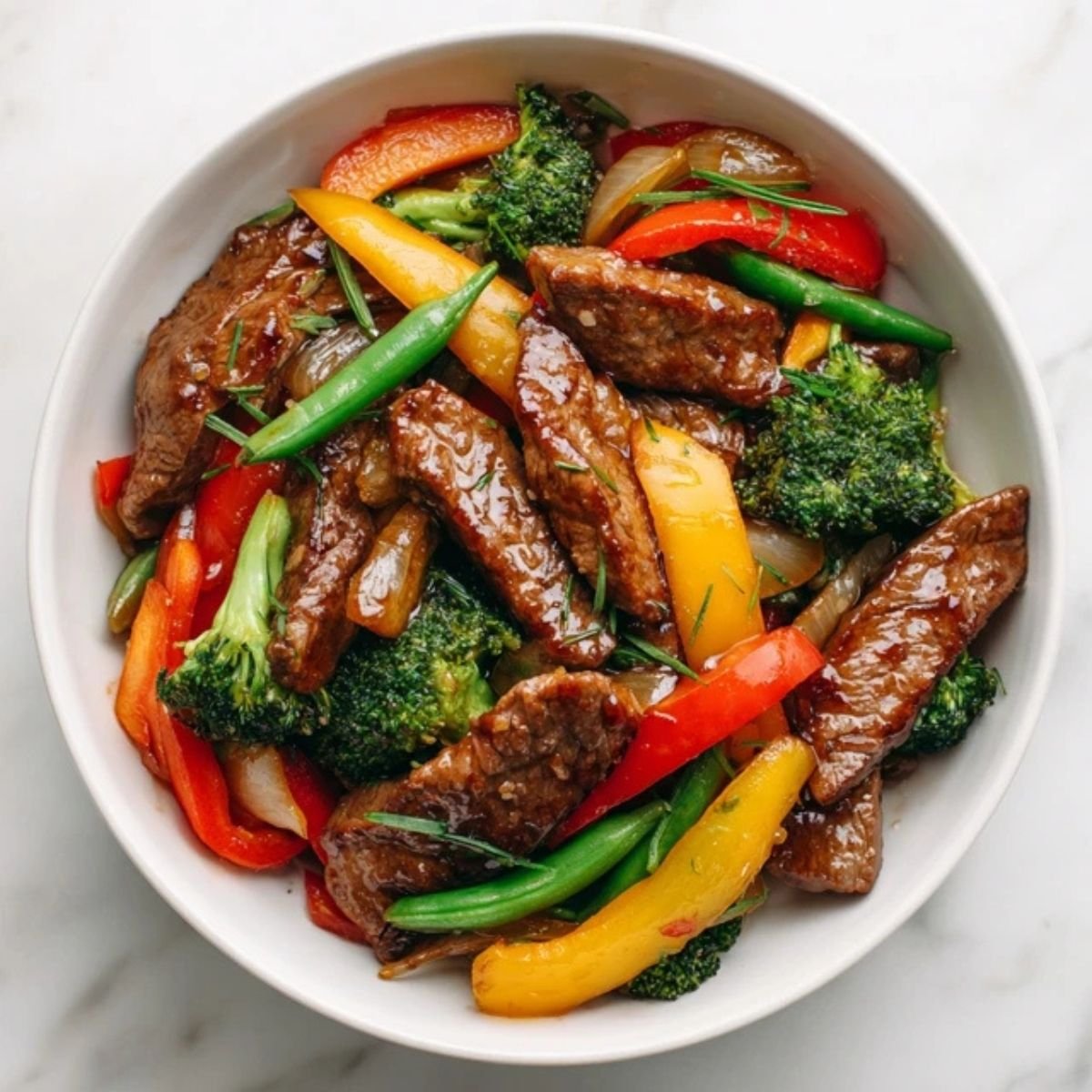Stir Fried Beef Vegetables