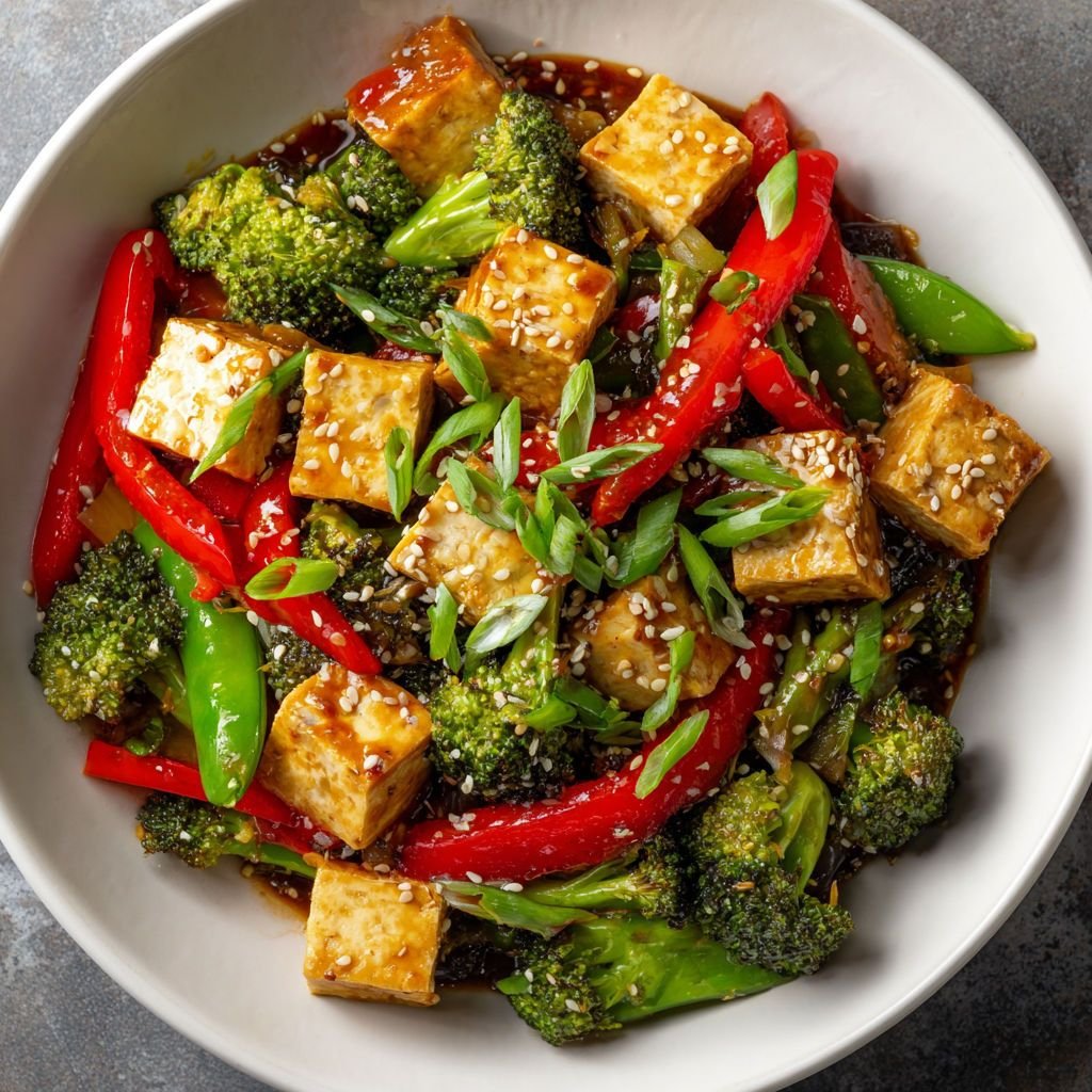 Stir Fried Tofu Vegetables
