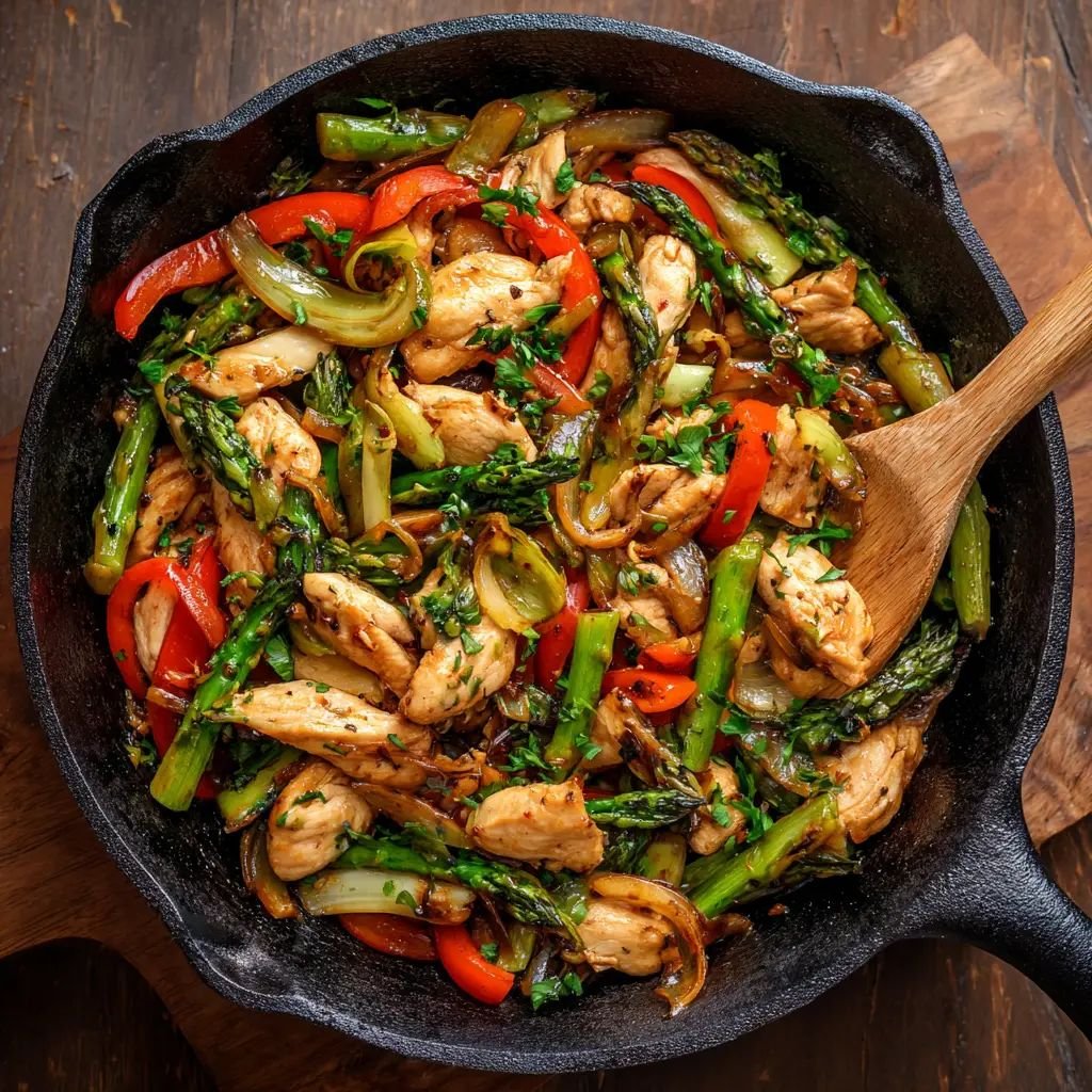 Stir Fried Chicken Vegetables
